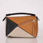 Loewe Calfskin Tricolor Medium Puzzle - FashioNica