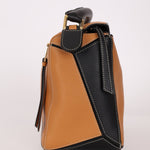 Loewe Calfskin Tricolor Medium Puzzle - FashioNica