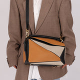 Loewe Calfskin Tricolor Medium Puzzle - FashioNica