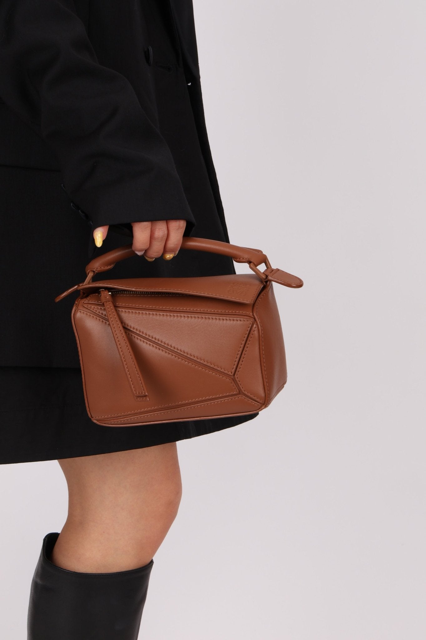 Loewe Ceramic Matte Mini Puzzle with Donut Chain - FashioNica