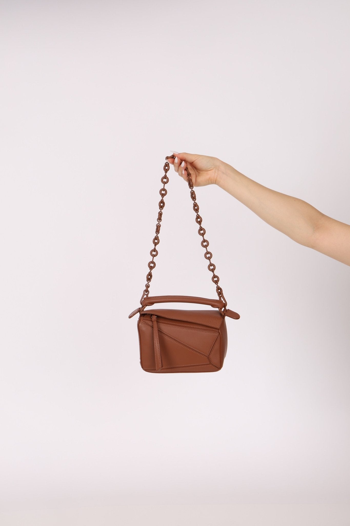 Loewe Ceramic Matte Mini Puzzle with Donut Chain - FashioNica