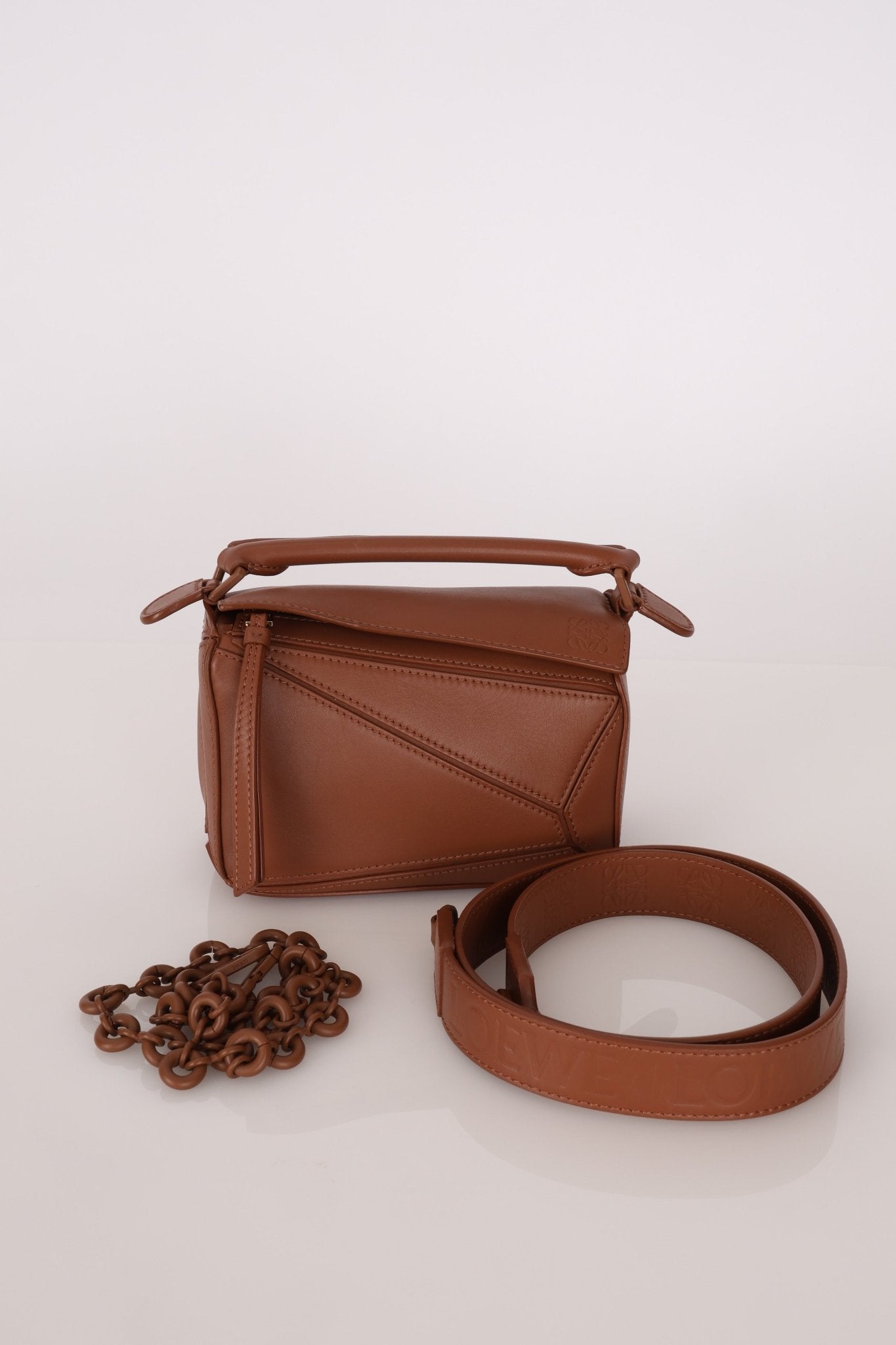 Loewe Ceramic Matte Mini Puzzle with Donut Chain - FashioNica