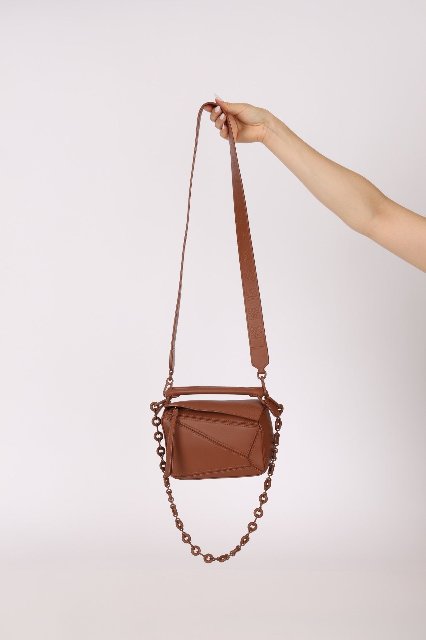 Loewe Ceramic Matte Mini Puzzle with Donut Chain - FashioNica