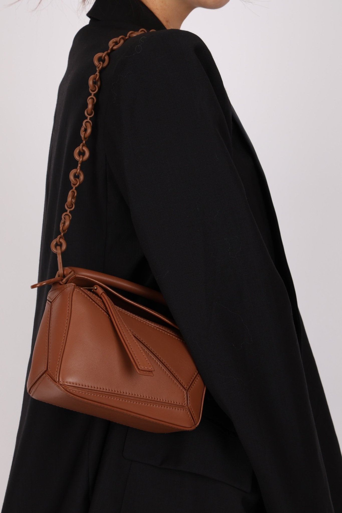 Loewe Ceramic Matte Mini Puzzle with Donut Chain - FashioNica