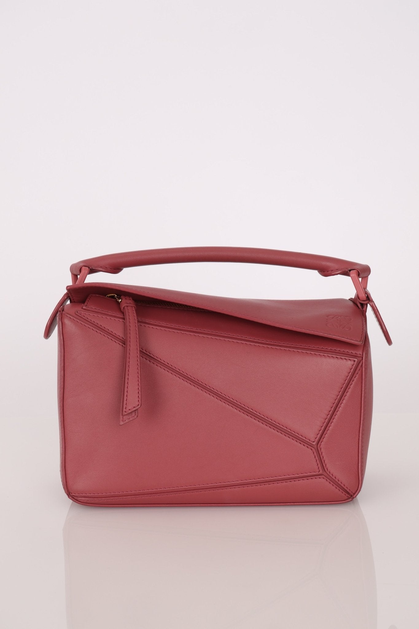 Loewe Ceremic Matte Plumrose Small Puzzle Bag - FashioNica