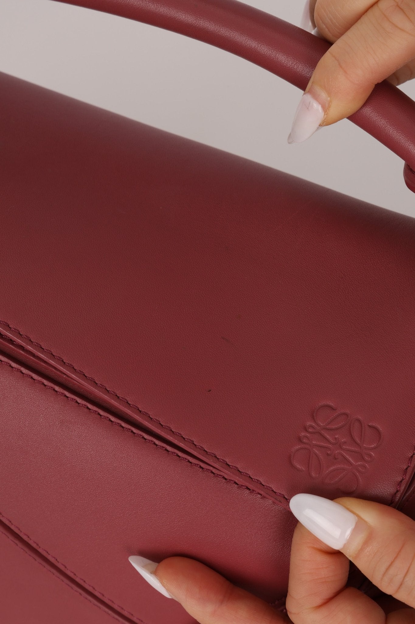 Loewe Ceremic Matte Plumrose Small Puzzle Bag - FashioNica