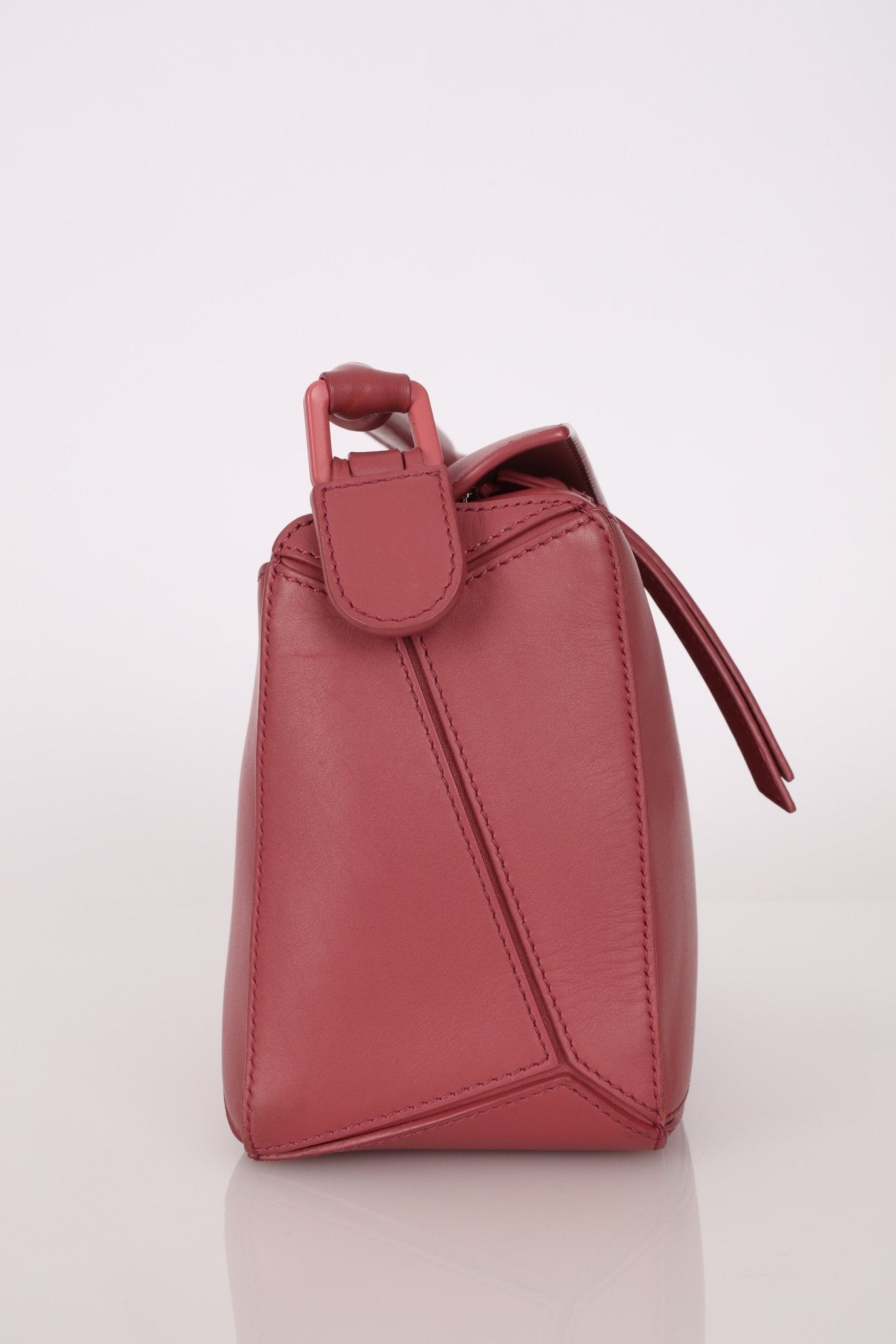 Loewe Ceremic Matte Plumrose Small Puzzle Bag - FashioNica