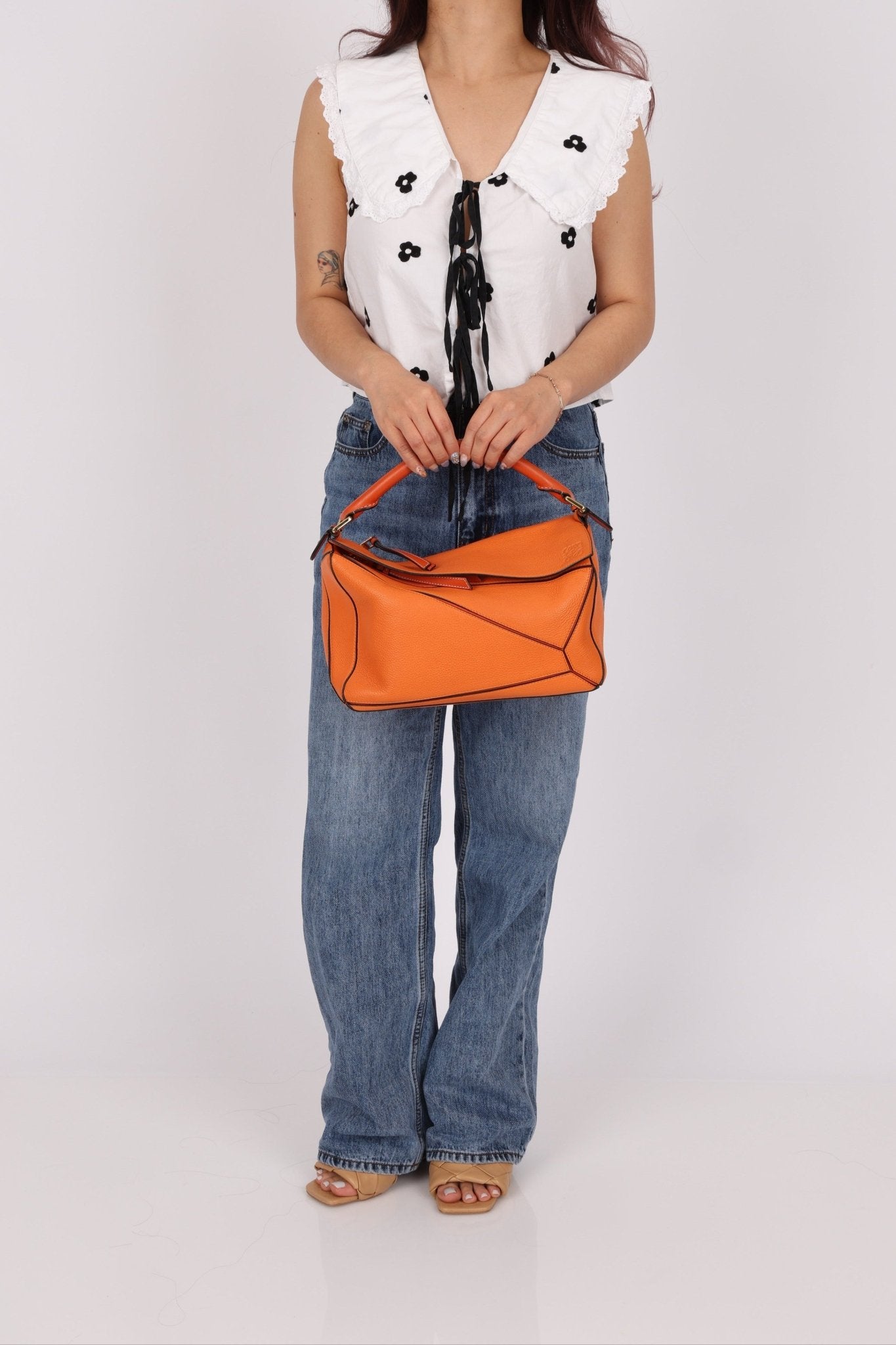 Loewe Clementine Calfksin Medium Puzzle - FashioNica