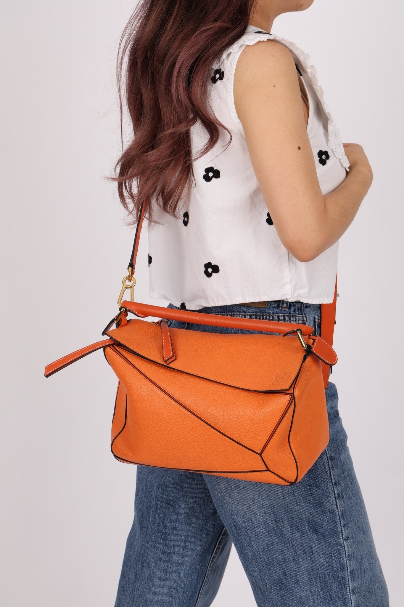 Loewe Clementine Calfksin Medium Puzzle - FashioNica