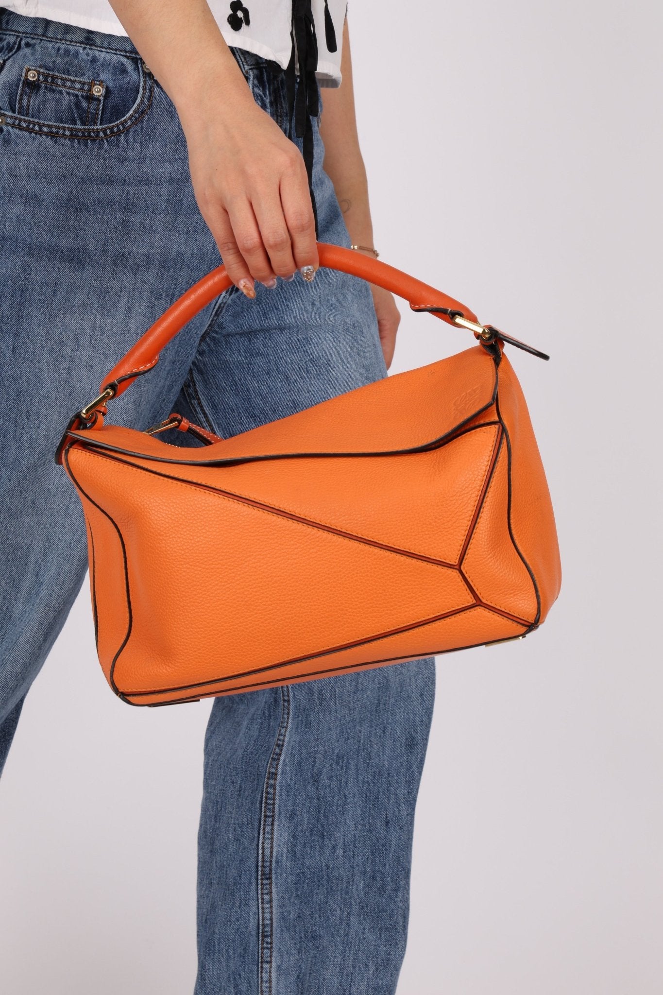 Loewe Clementine Calfksin Medium Puzzle - FashioNica