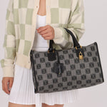 Loewe Coated Canvas Anagram Boston Bag - FashioNica