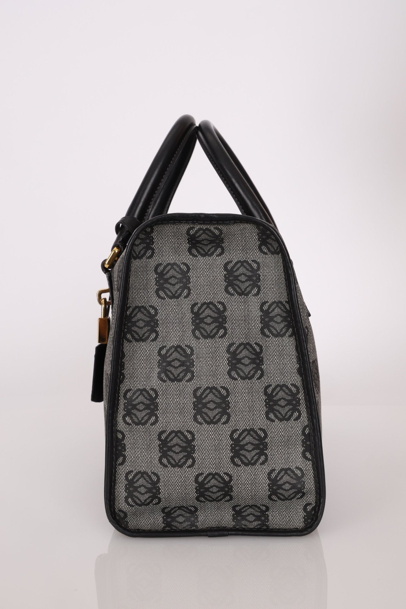 Loewe Coated Canvas Anagram Boston Bag - FashioNica