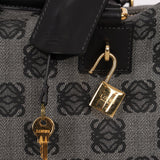 Loewe Coated Canvas Anagram Boston Bag - FashioNica