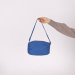 Loewe Cobalt Pleated Leather Bracelet Pouch - FashioNica
