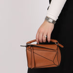 Loewe Congac Mini Puzzle Bag - FashioNica