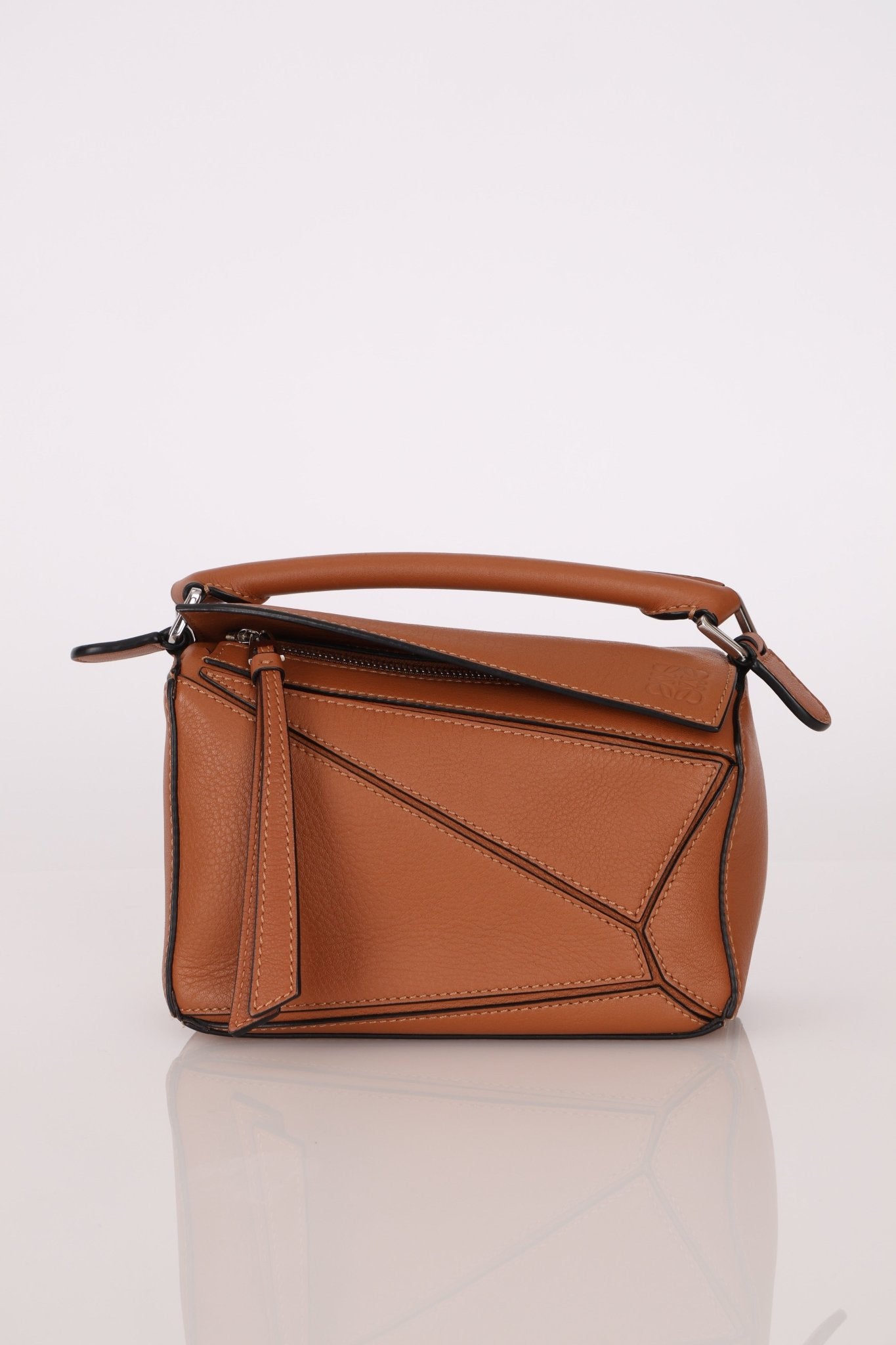 Loewe Congac Mini Puzzle Bag - FashioNica