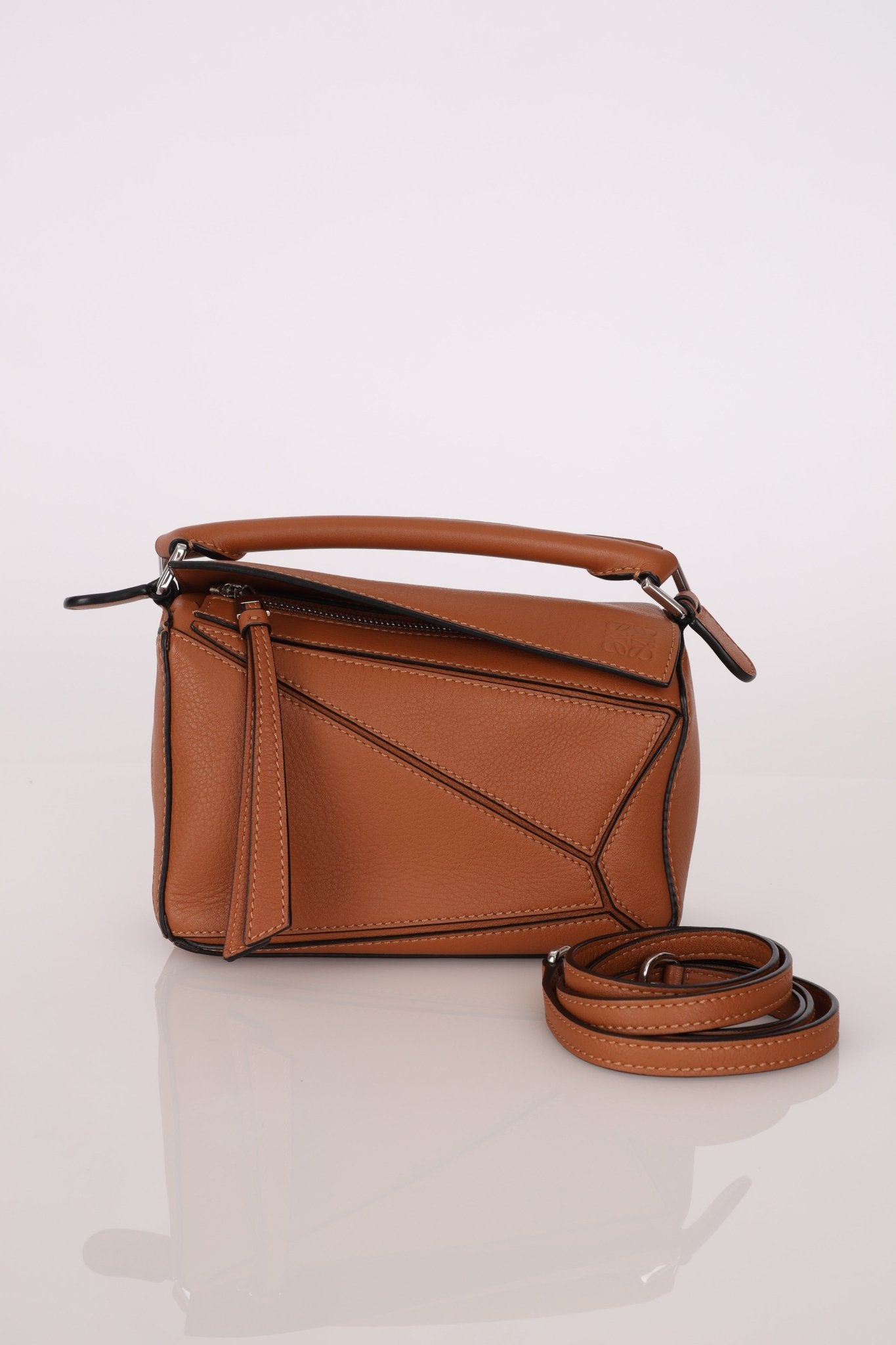 Loewe Congac Mini Puzzle Bag - FashioNica