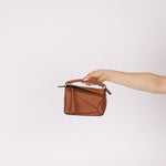 Loewe Congac Mini Puzzle Bag - FashioNica