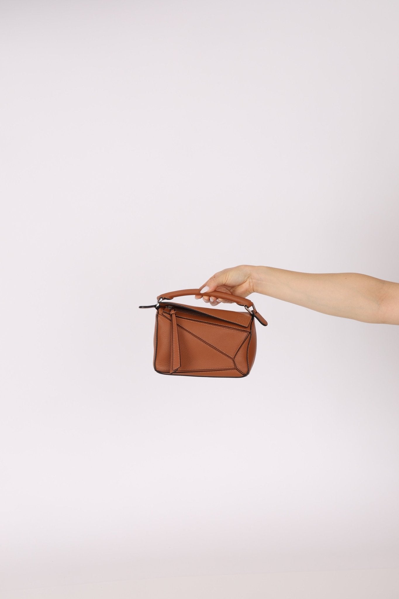 Loewe Congac Mini Puzzle Bag - FashioNica
