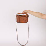 Loewe Congac Mini Puzzle Bag - FashioNica