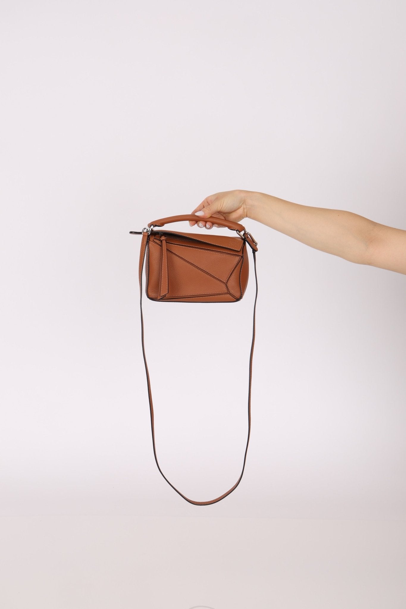 Loewe Congac Mini Puzzle Bag - FashioNica