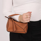 Loewe Congac Mini Puzzle Bag - FashioNica