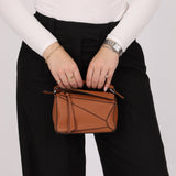 Loewe Congac Mini Puzzle Bag - FashioNica