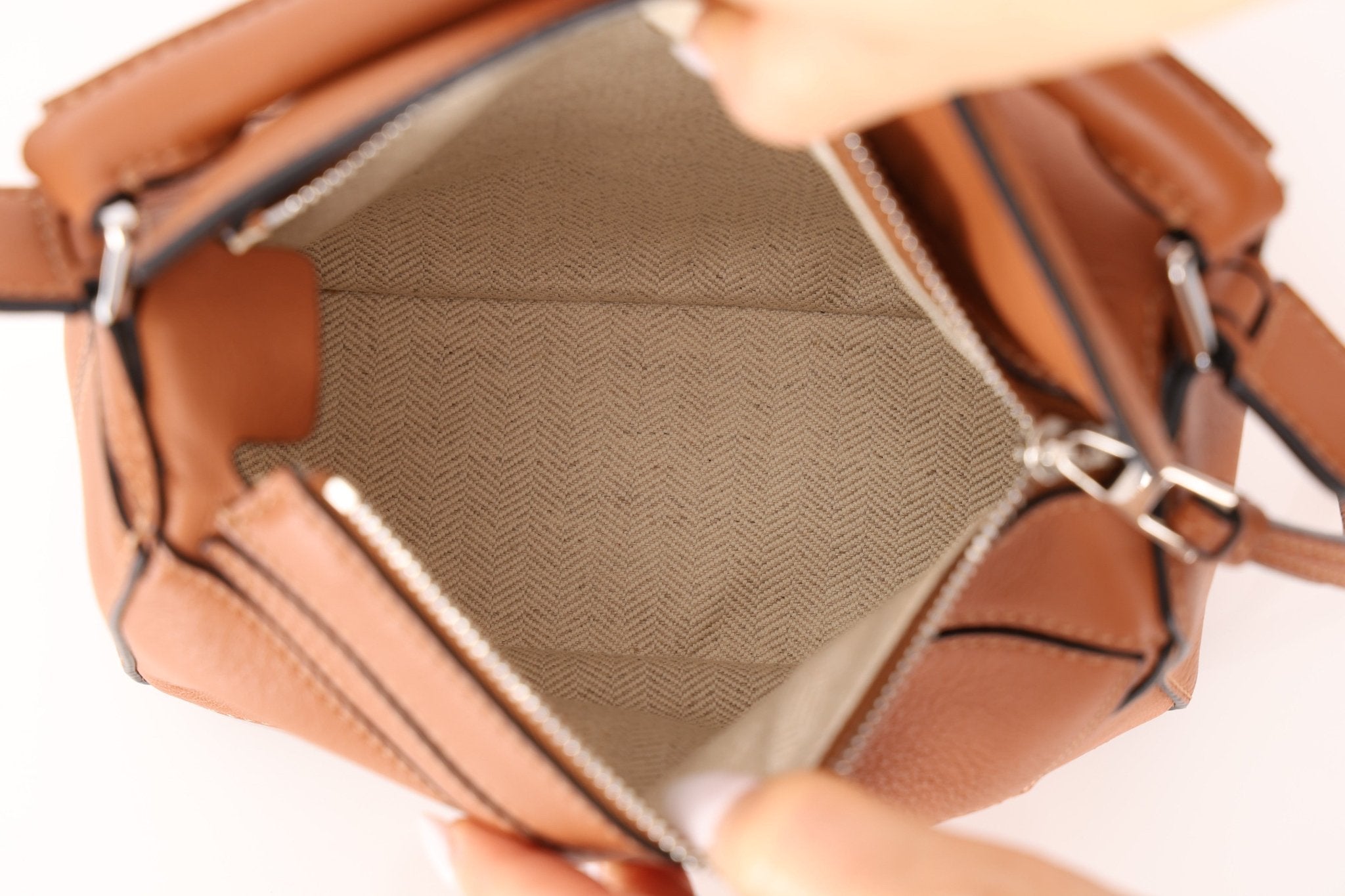 Loewe Congac Mini Puzzle Bag - FashioNica