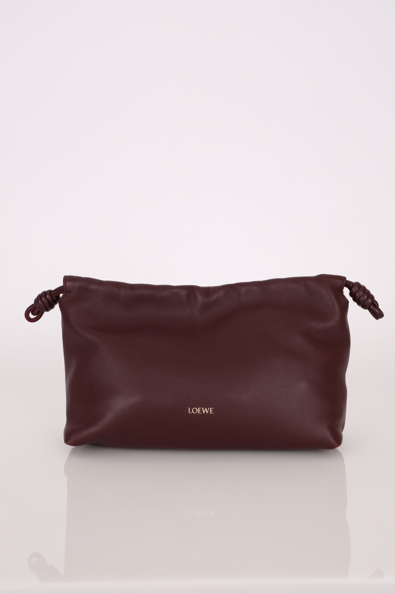 Loewe Dark Burgundy Medium Flamenco w/ Donut Chain - FashioNica