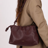 Loewe Dark Burgundy Medium Flamenco w/ Donut Chain - FashioNica