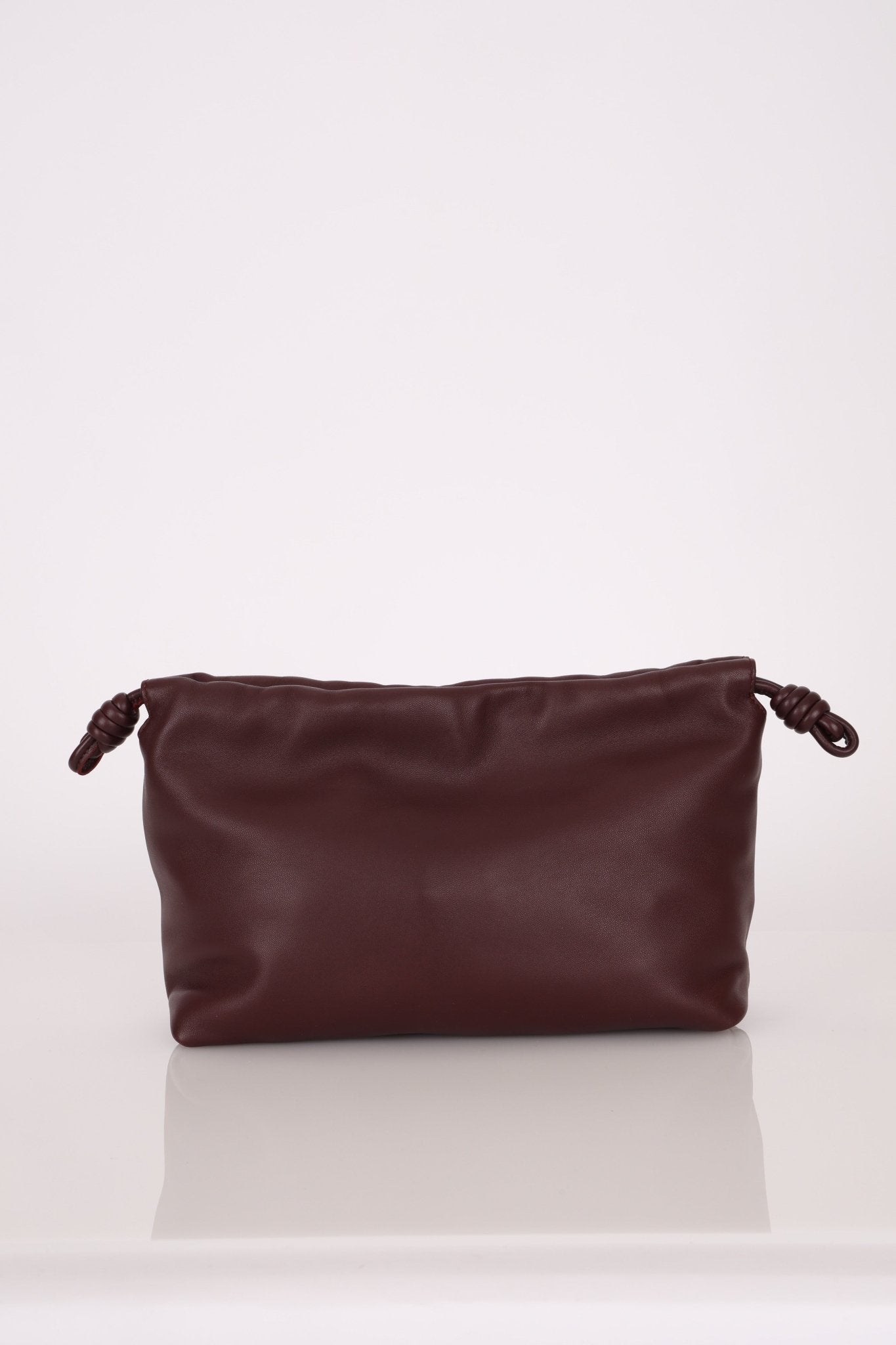 Loewe Dark Burgundy Medium Flamenco w/ Donut Chain - FashioNica