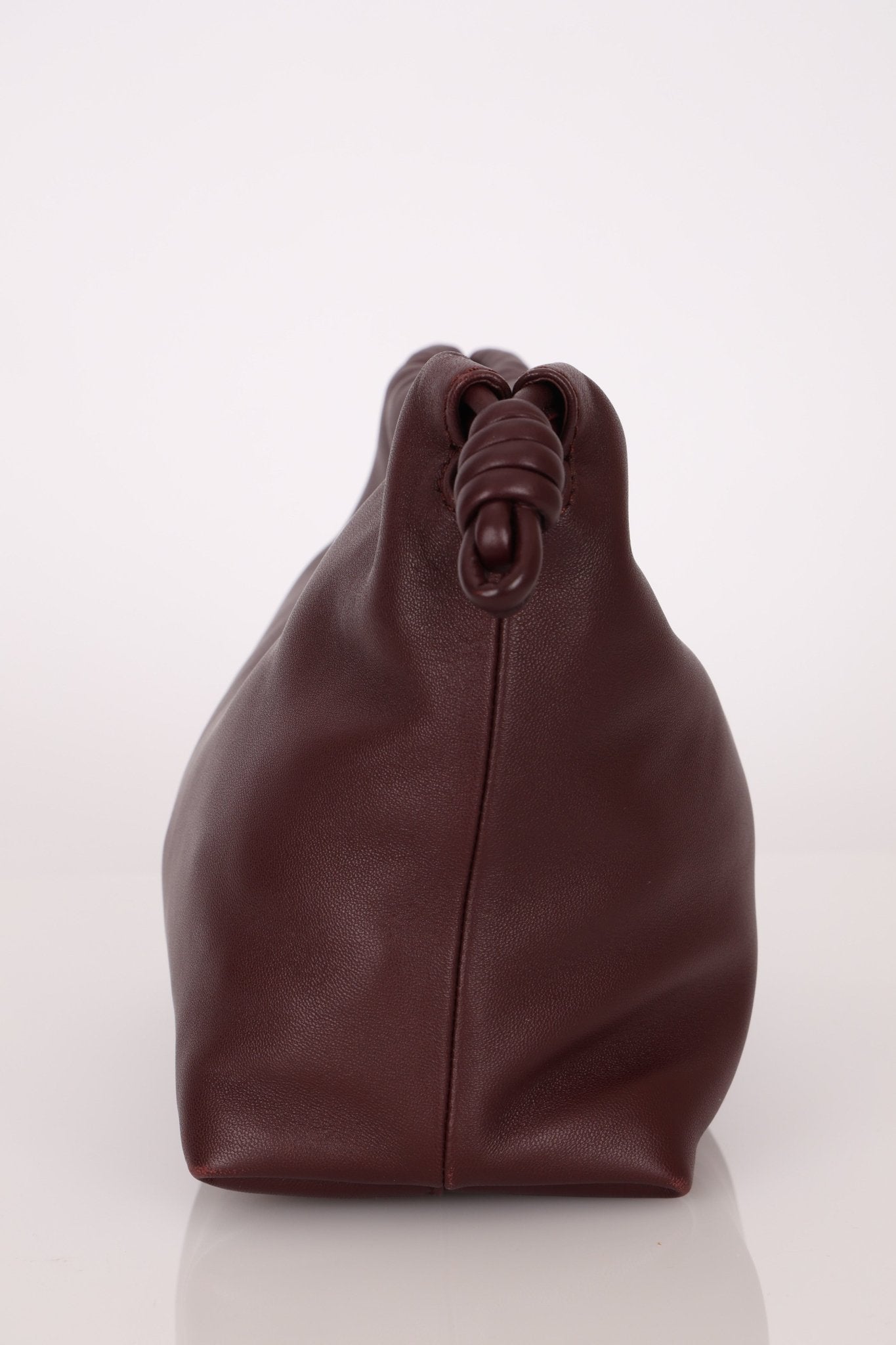 Loewe Dark Burgundy Medium Flamenco w/ Donut Chain - FashioNica