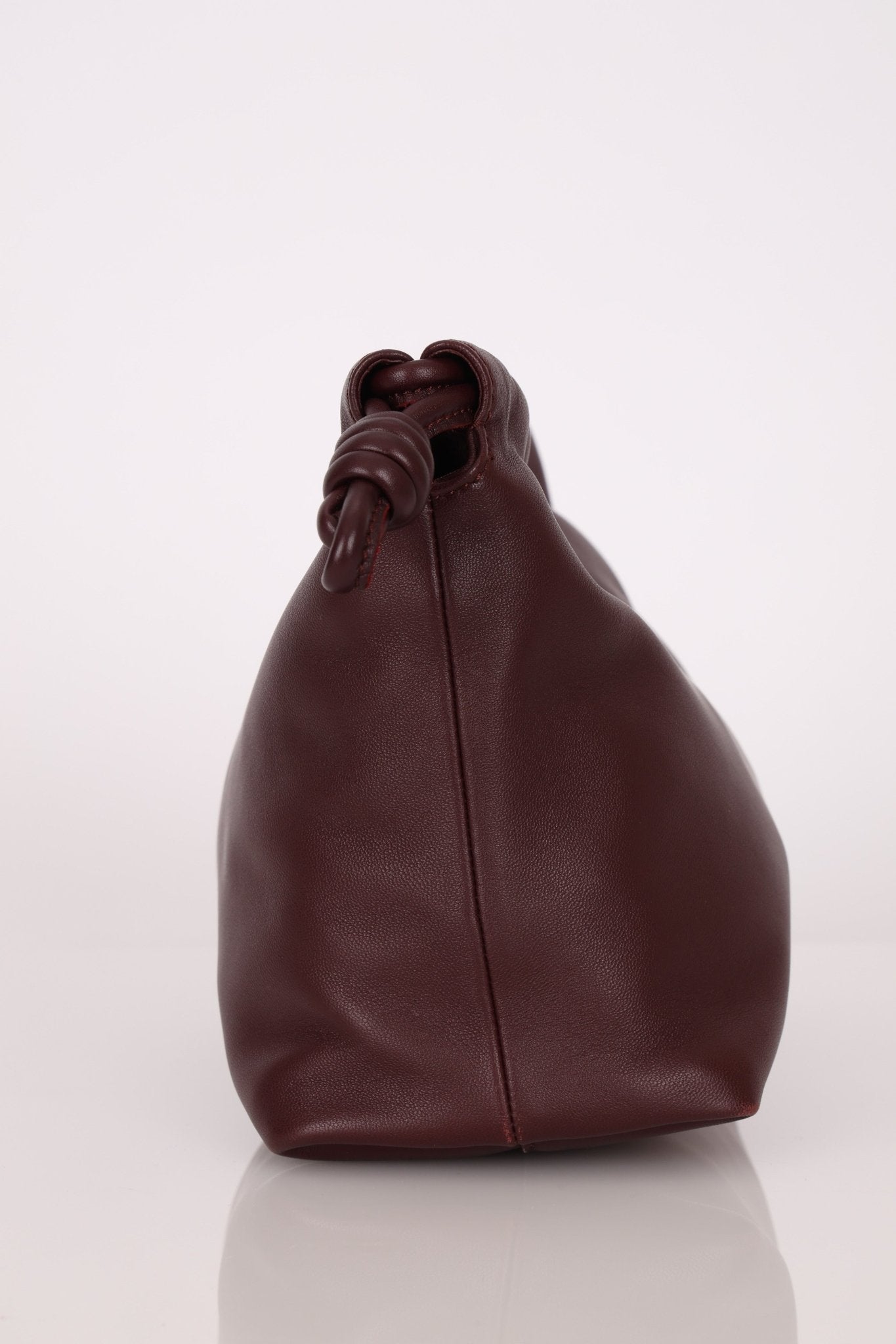 Loewe Dark Burgundy Medium Flamenco w/ Donut Chain - FashioNica