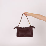 Loewe Dark Burgundy Medium Flamenco w/ Donut Chain - FashioNica