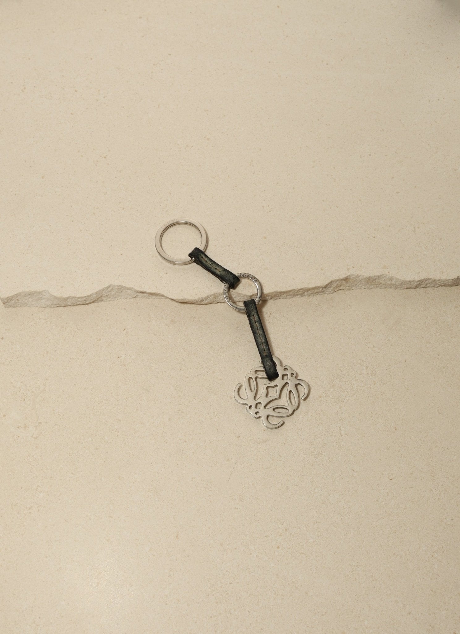 Loewe Distressed Anagram Keychain - FashioNica