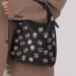 Loewe Embellished Snap Buttons Bucket Bag - FashioNica