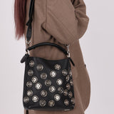Loewe Embellished Snap Buttons Bucket Bag - FashioNica