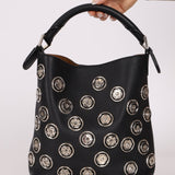 Loewe Embellished Snap Buttons Bucket Bag - FashioNica