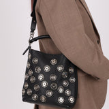 Loewe Embellished Snap Buttons Bucket Bag - FashioNica