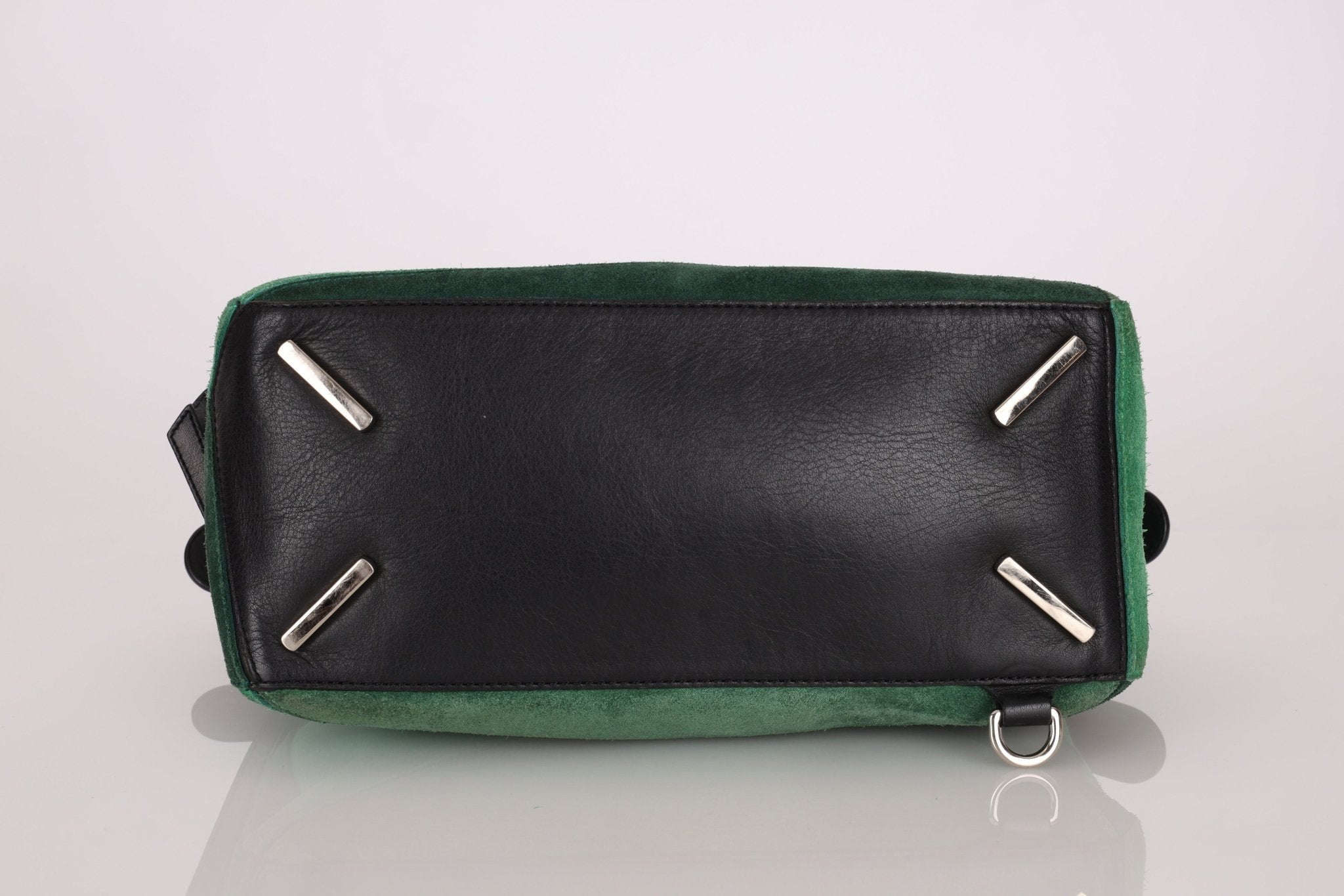 Loewe Emerald Suede Medium Puzzle Bag - FashioNica