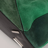 Loewe Emerald Suede Medium Puzzle Bag - FashioNica