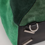 Loewe Emerald Suede Medium Puzzle Bag - FashioNica