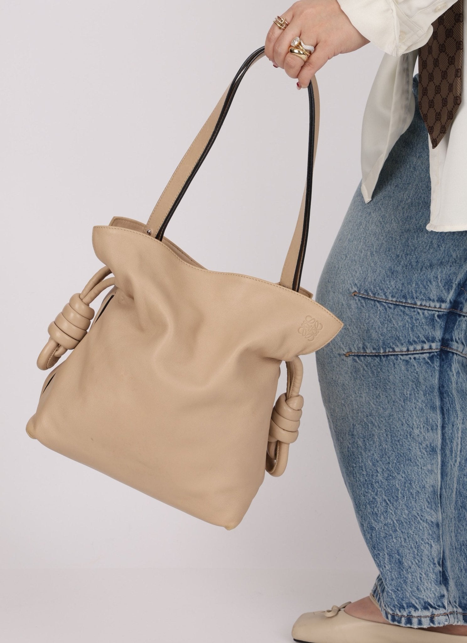 Loewe Flamenco Knot Small Shoulder Bag - FashioNica