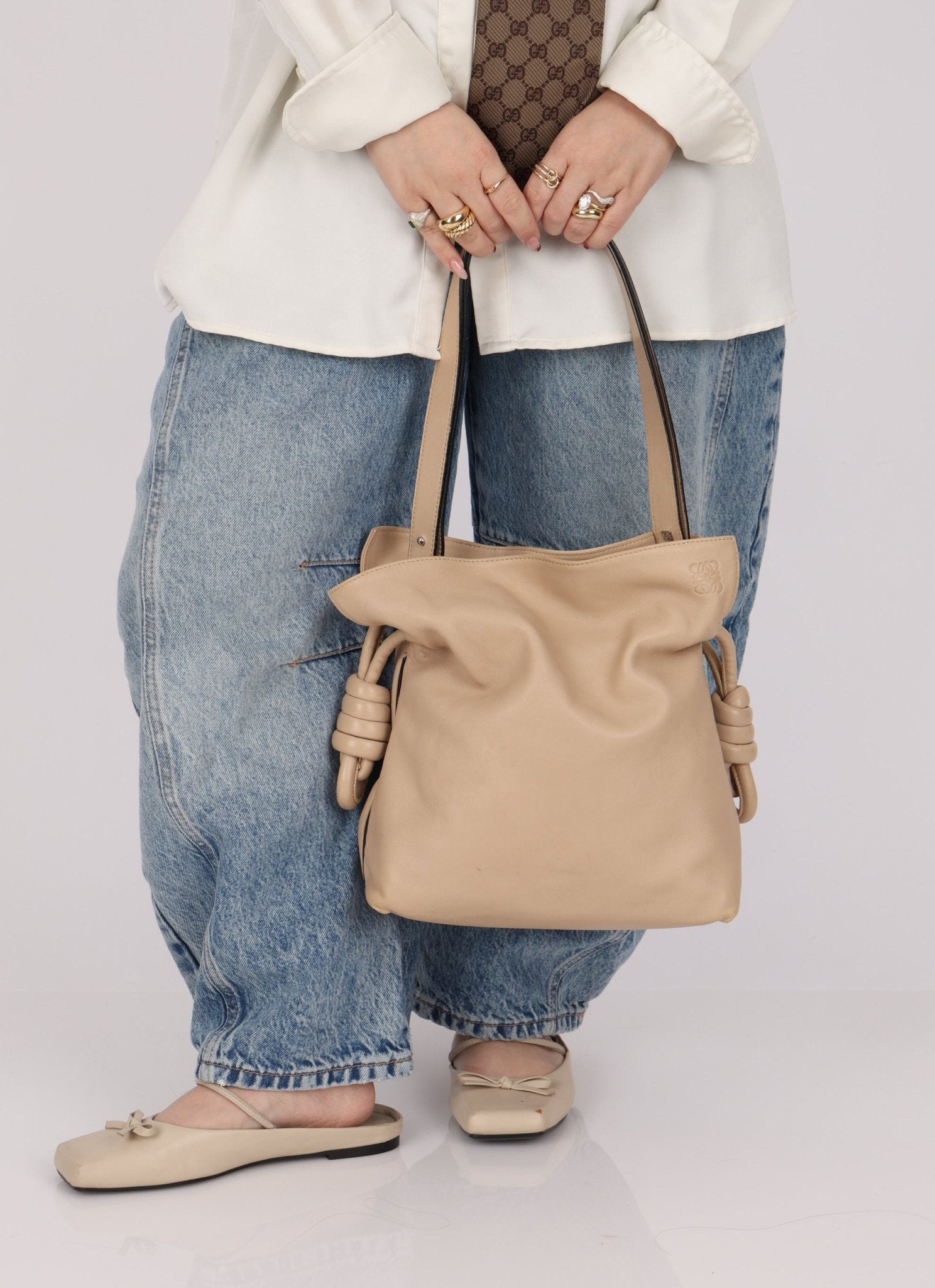 Loewe Flamenco Knot Small Shoulder Bag - FashioNica