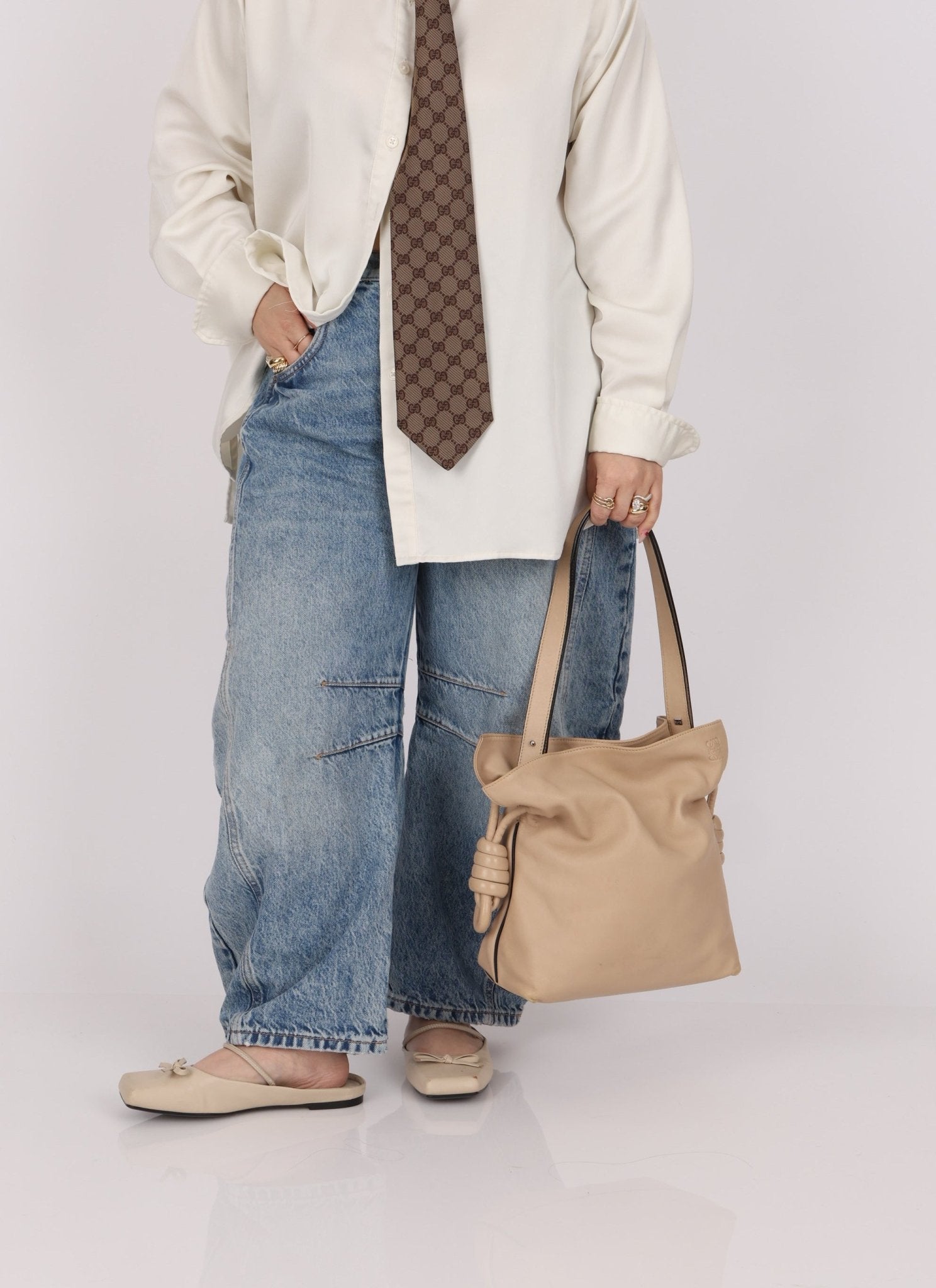 Loewe Flamenco Knot Small Shoulder Bag - FashioNica