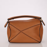 Loewe Grained Calfskin Cognac Mini Puzzle - FashioNica