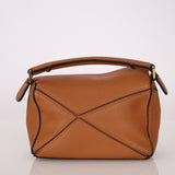 Loewe Grained Calfskin Cognac Mini Puzzle - FashioNica