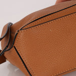 Loewe Grained Calfskin Cognac Mini Puzzle - FashioNica