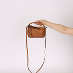 Loewe Grained Calfskin Cognac Mini Puzzle - FashioNica