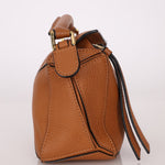 Loewe Grained Calfskin Cognac Mini Puzzle - FashioNica